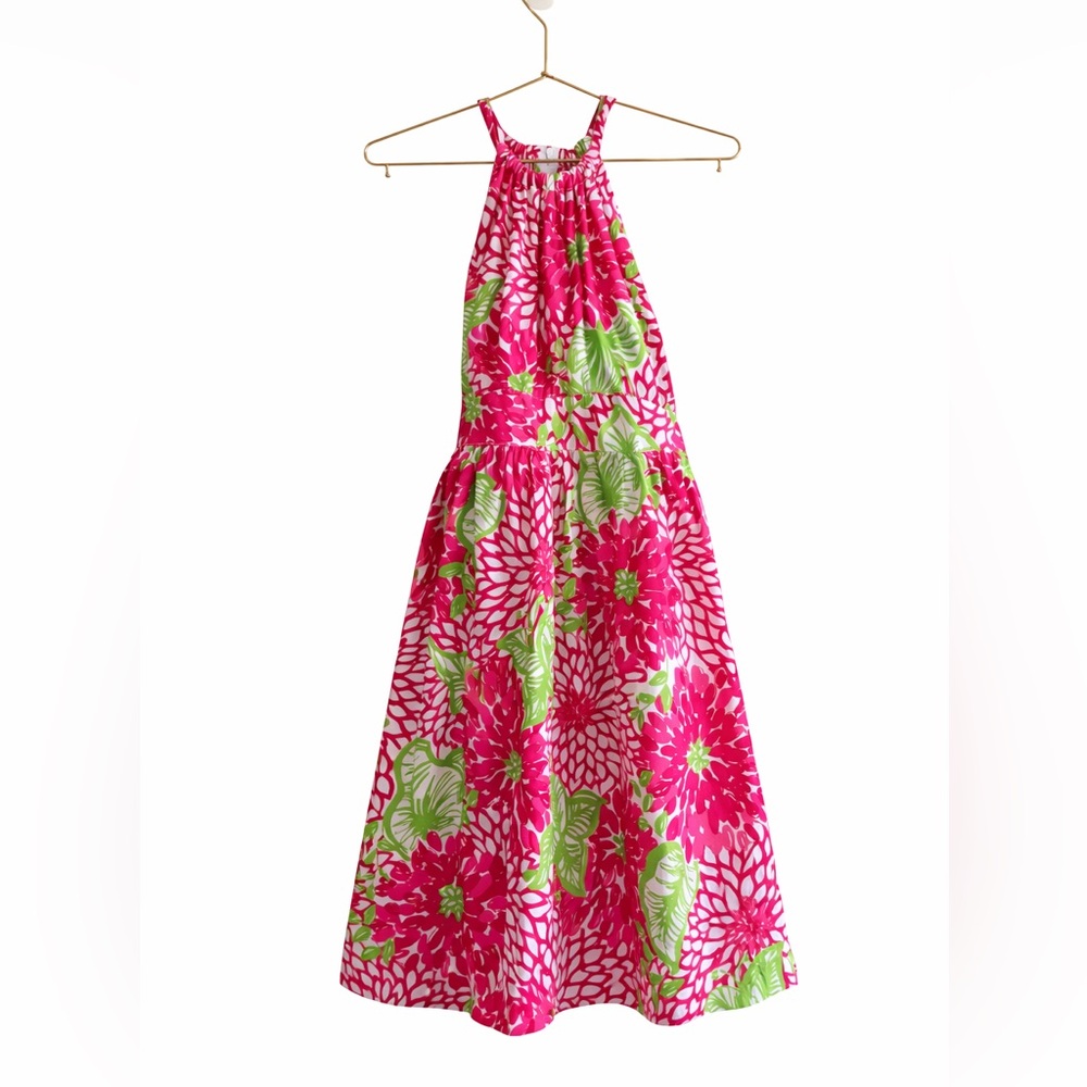 BEAUTIFUL LILLY PULITZER FLOWER PRINT DRESS.Fully Lined.Great Condition